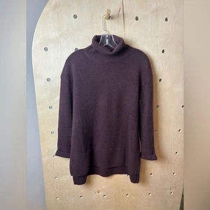 Nordstrom’s Signature Damen 💯 Kaschmir Wasserfallausschnitt Hi-Lo Pullover lang Small - Bild 1 von 5