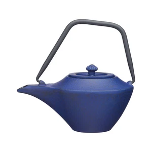 KitchenCraft World of Flavours Cast Infuser Teapot 450ml - New in Box - Blue - Picture 1 of 2