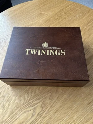 Twinings wooden tea box 12 sections - Image 1 of 2