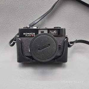 Vintage Konica Auto S3 Black Film Camera With Hexanon 38mm F1.8 Lens Japan - Picture 1 of 24