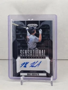 2025 PANINI PRIZM - MAC HORVATH - SENSATIONAL SIGNATURES SP AUTO #SS-MH - Picture 1 of 2