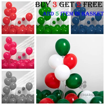 5" 10" 12"inch PLAIN latex balloons WHOLESALE BALONS party birthday 100 wedding