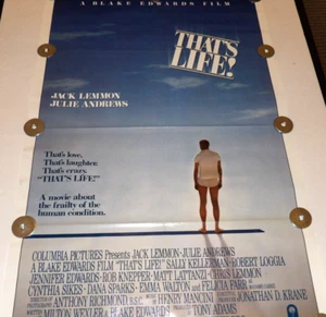 THAT'S LIFE MOVIE POSTER 27x41 Original Folded 1986 JACK LEMMON BLAKE EDWARDS - Picture 1 of 4