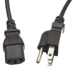 WholesaleCables 10ft Computer/Monitor Power Cord NEMA 5-15P to C13 10W1-01210-16 - Picture 1 of 1