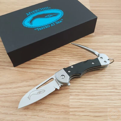 Myerchin Generation 2 Crew Pro Folding Knife 2.5" German Steel Blade G10 Handle - Image 1 of 4