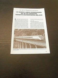 NUOVA LINEA FERROVIARIA ALTA CAPACITA GENOVA - ALESSANDRIA - MILANO PROGETTO CIV - Picture 1 of 1