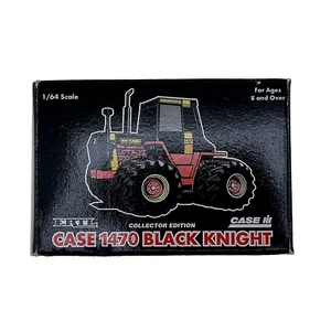 Case 1470 Black Knight 4WD Tractor With Duals By Ertl 1/64 Collector Edition - Picture 1 of 9