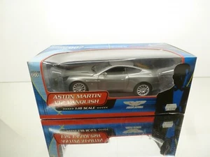 BEANSTALK 10011 ASTON MARTIN V12 VANQUISH JAMES BOND 007 -GREY 1:18- GOOD IN BOX - Imagen 1 de 11
