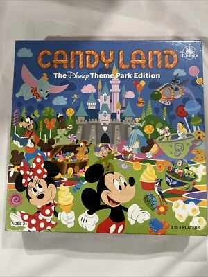 Candy Land Disney Theme Park Edition Board Game Disneyland Hasbro Milton Bradley - Image 1 of 2