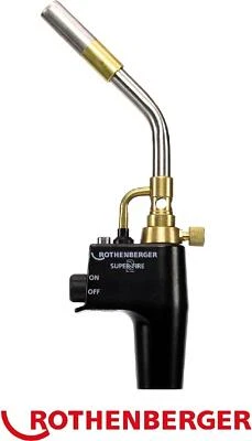 ROTHENBERGER Super Fire 2 Brazing Torch - Soldering Welding Plumbing 3.5644X