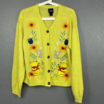 Cardigã feminino Disney Winnie The Pooh flor de leitão tamanho pequeno - Imagem 1 de 4