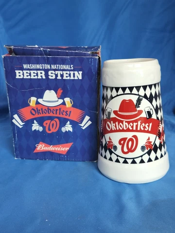 Budweiser Washington Nationals 2016 Octoberfest Beer Stein Mug MLB Baseball Cover