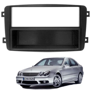 Radio Máscara 1 din Mercedes C W203 Hasta 2005 Marco Radio Con Cajón - Imagen 1 de 1