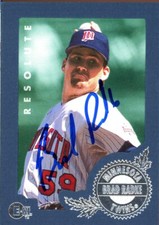 1996 Skybox Xl BRAD RADKE Signed Card autograph AUTO TWINS