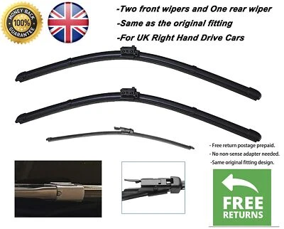 Limpiaparabrisas delantero y trasero 24"22"12 para Mercedes Benz Clase E 2016-2019 Foto 1 de 4