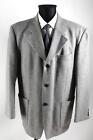 Boysen's graues Tweed-Sakko Gr.52/L Wolle Polyester Top Zustand