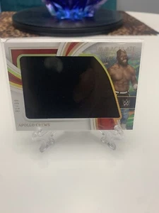 2023 WWE Panini Immaculate Apollo Crews Patch #IM-ACR 81/99 - Picture 1 of 3