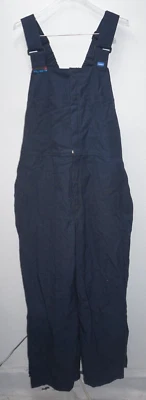 WorkRite Nomex IIIA Aramid Navy Blue Bib Overalls Men Sz Large Fire Resistant - Image 1 of 4