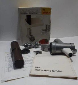 Bosch Meat Grinder Mixer Attachment FW UM4 In Box Includes Instructions - Picture 1 of 12
