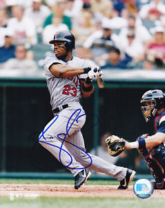 Shannon Stewart Minnesota Twins IP Signed Autographed 8X10 Colored Photo!