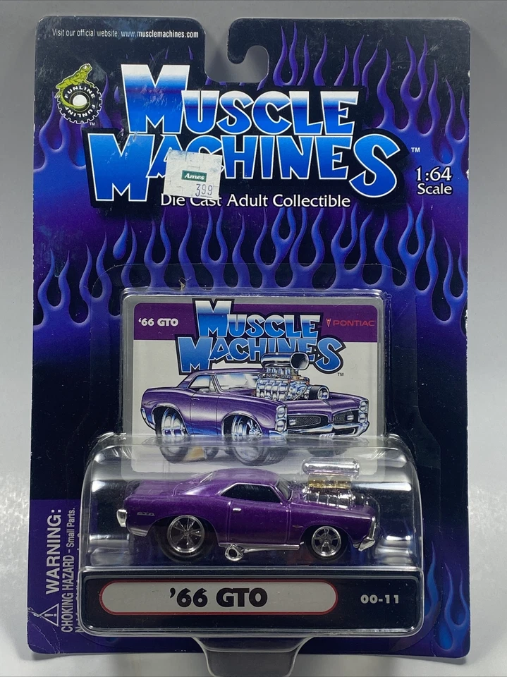 Muscle Machines 1966 GTO Pontiac Collectible Toy Car