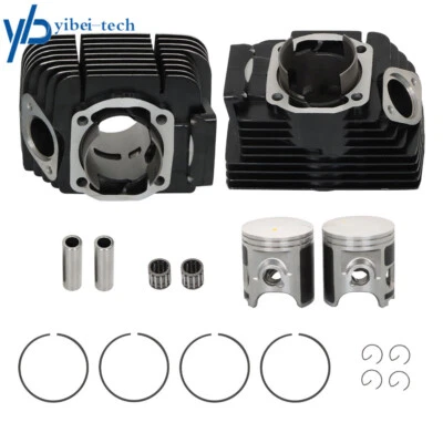 Kit de repuesto de cilindro de pistones anillos de muñeca para Yamaha RD350 1973-1975 Foto 1 de 4