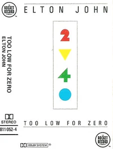 Elton John ‎Too Low For Zero CASSETTE ALBUM Australian issue Pop Rock 1983 - Picture 1 of 5