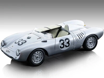 PORSCHE 550 A #33 24H LE MANS 1957 LTD ED 1/18 MODEL CAR BY TECNOMODEL TM18-141C - Image 1 of 2