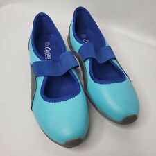 Curves for Women Walking Athletic Toning Blue Mary Janes Shoes Women's Size 10