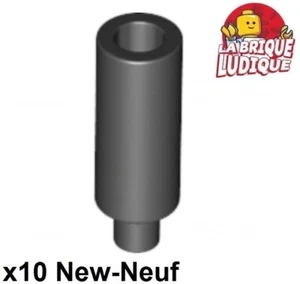 Lego 10x Minifig utensil bougie cierge Candle tube creux noir/black 37762 NEUF - Picture 1 of 1
