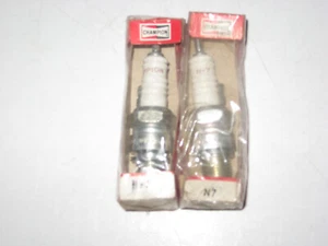 Two (2) Spark Plugs, Champion # N7, N-7 - Picture 1 of 1