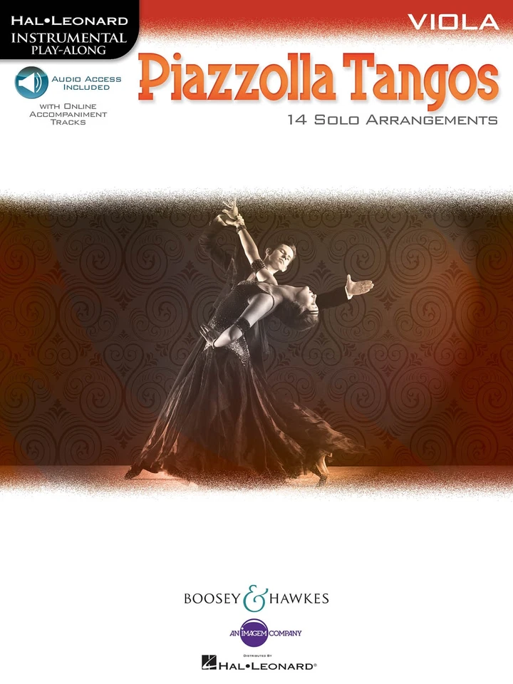 Piazzolla Tangos for Viola Solo Sheet Music Play-Along Book Online Audio - Image 1 of 1