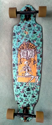 MERCER TOILE SKELETON DROP THROUGH 35" LONGBOARD COMPLETO MERCER 70mm RUEDAS Foto 1 de 4