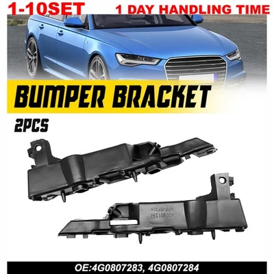Front Bumper LH RH Support Bracket For Audi S6 A6 A6 Quattro 2012-2018 2-20x - Image 1 of 4