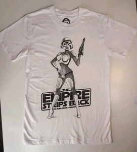 Star Wars Empire Strips Back Sm T-Shirt Burlesque Parody Giant Panda King Used - Picture 1 of 8