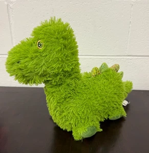 Greenbrier International 11” x 16" Green Dinosaur WEIGHTED Plush Squishy - Picture 1 of 10