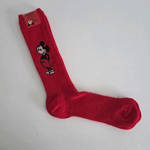 Walt Disney Designs Vintage Socken mit Etikett rot Mickey Mouse - Bild 1 von 6