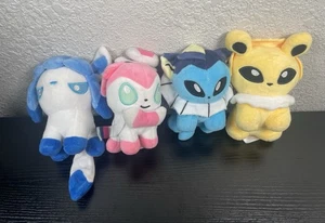 Pokemon Center Pokedoll 2013-2020 Japan Plüsch 4 Stück Eeveelution Sylveon etc. - Bild 1 von 13
