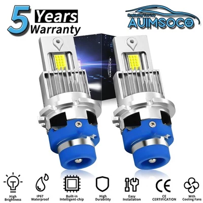 For Subaru BRZ 2013-2016 Coupe 2-Door 2.0L LED Headlight HID Replace Bulbs 6500K - Image 1 of 4