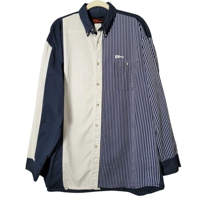 Camisa de Colección Mo Betta Garth Brooks Para Hombres Rayas Bloques de Color Western Abotonada XXL Foto 1 de 4