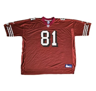 NFL Reebok Authentic 2002-03' San Francisco 49ers Terrell Owens Jersey Men's 5XL - Image 1 of 4