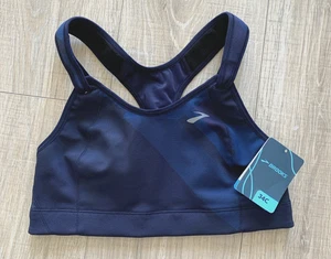 New Brooks Rebound Racer High Impact Running Sports Bra Navy Blue 34C - Picture 1 of 7