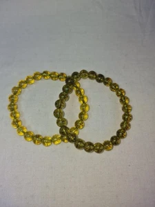 Peridot Fülle Kristall Armband 8 mm Rillen Unikat Top Geschenk - Bild 1 von 6