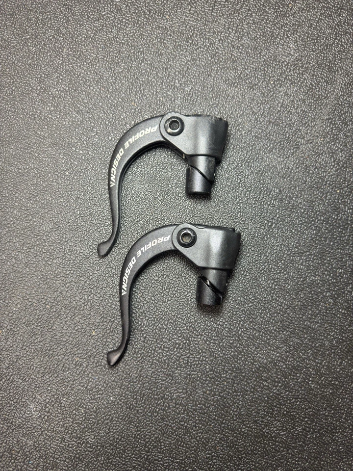 Juego de palancas de freno de aleación de aluminio Profile Design 3/One para contrarreloj TT Aero Bar Foto 1 de 1
