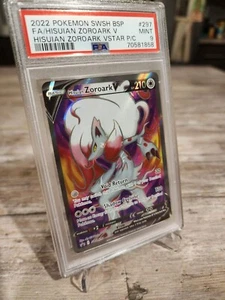 2022 Pokemon SWSH Black Star Promo 297 Hisuian Zoroark Vstar PSA 9 MINT - Picture 1 of 4