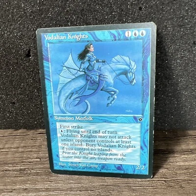 Vodalian Knights Fallen Empires MTG Magic the Gathering Rare Reserved List - Image 1 of 4