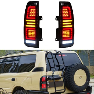 2X For Toyota Land Cruiser Prado LC90 1996-2003 Rear Lamp Smoked LED Brake Light - Picture 1 of 9