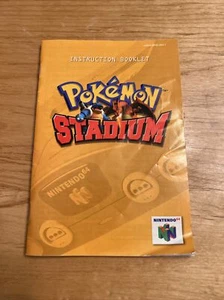 Pokemon Stadium Nintendo 64 N64 Manual Video Game Instruction Booklet Book - Picture 1 of 5