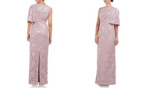 Abito nuovo JS Collection Arabella paillettes guipure pizzo taglia 4 #B741 - Foto 1 di 15