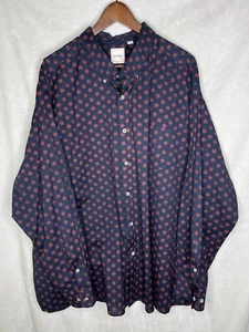 Camicia uomo ROWM manica lunga con bottoni taglia 4XB - Foto 1 di 9